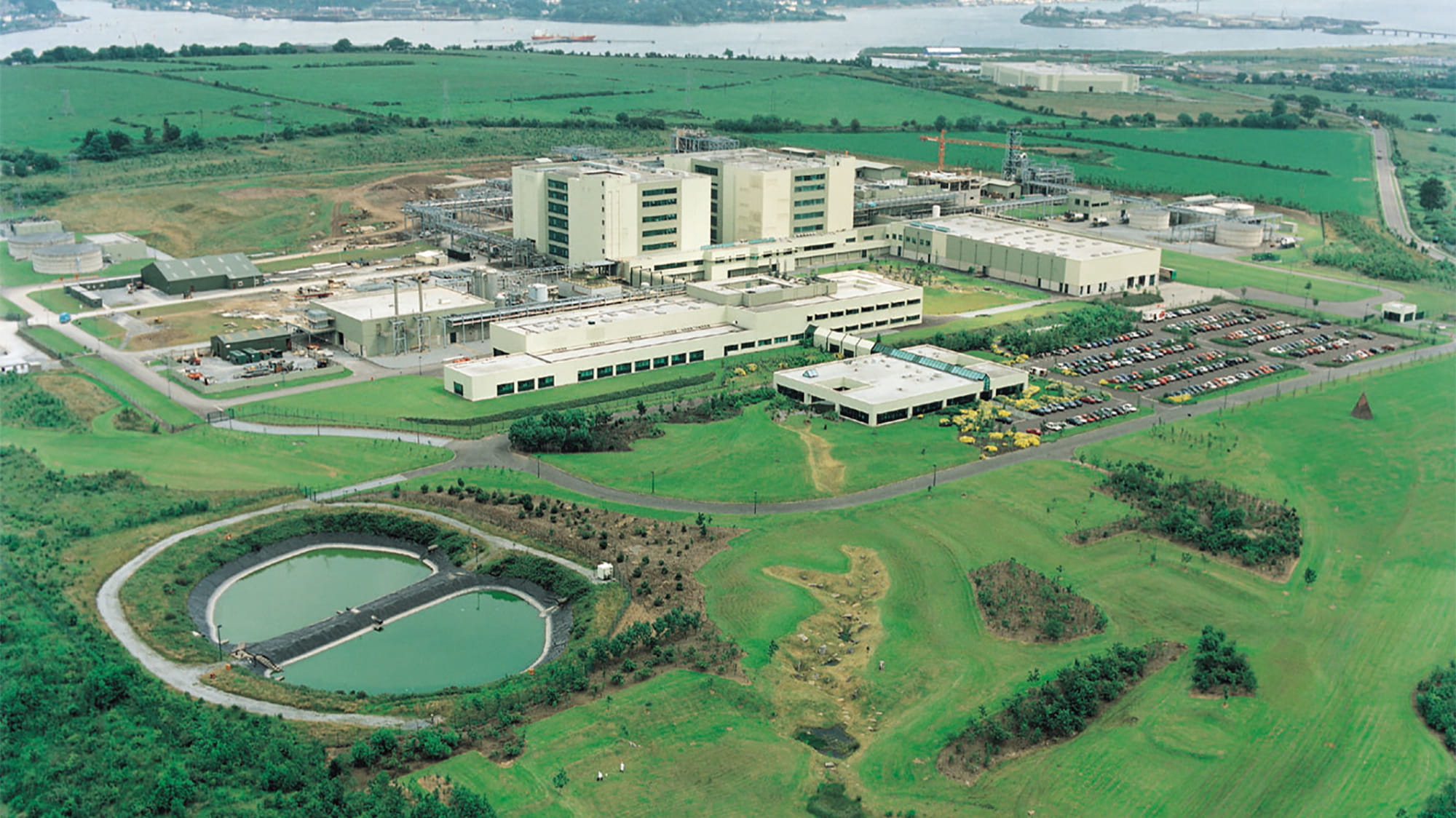 Aerial view of Novartis, Cork. Photo: Finbarr O'Connell