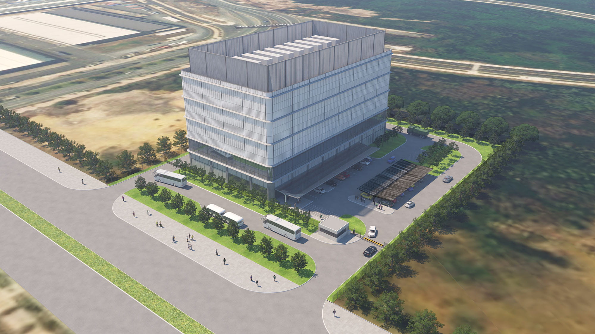 Rendering of NTT Data Centre HCMC ? 2022 NTT Limited 