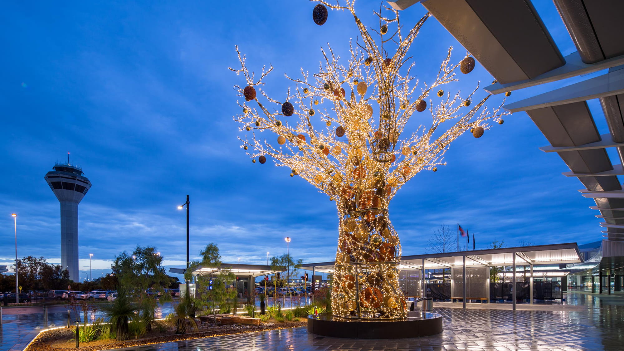 Perth airport front
