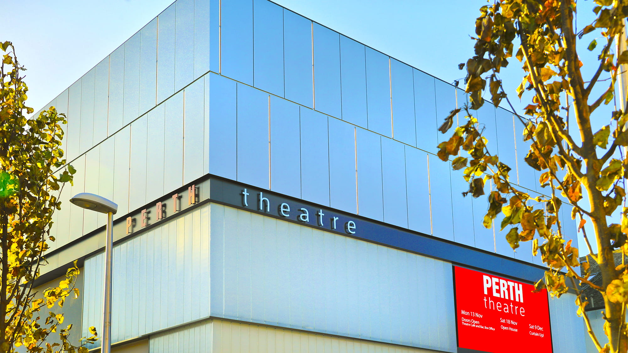 Front view of the building. Credit: Horsecross Architects