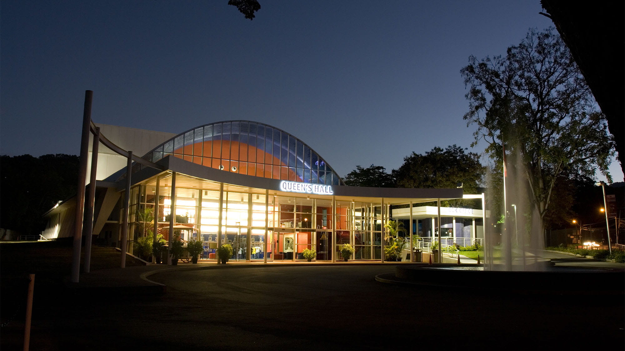 Acoustic and theatre consultancy on the Queens Hall, Trinidad. Photo: Queen's Hall Trinidad