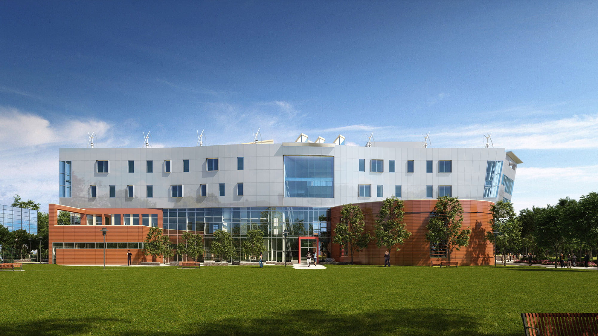 Rendering of Rutgers University Weeks Hall