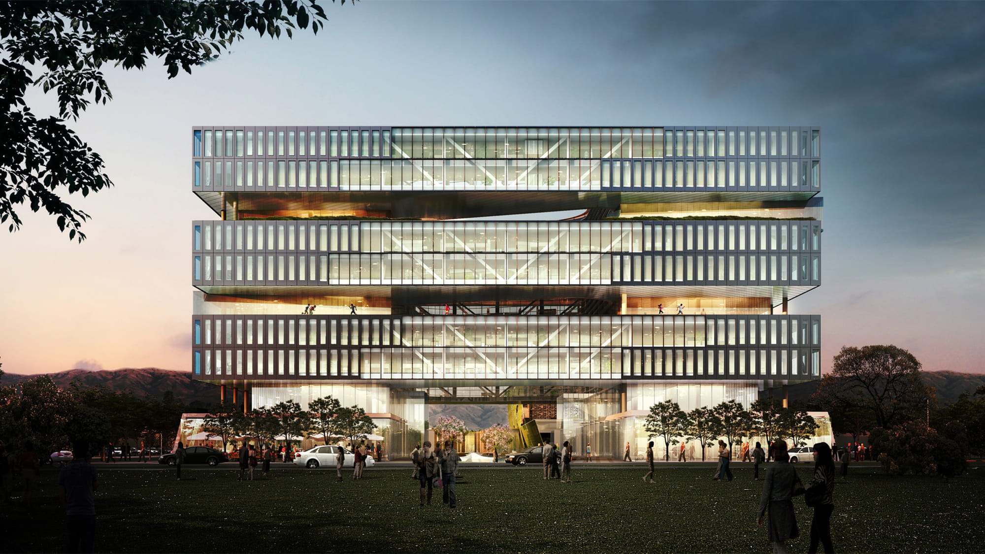 Samsung Inc in San Jose, California. Photo: NBBJ