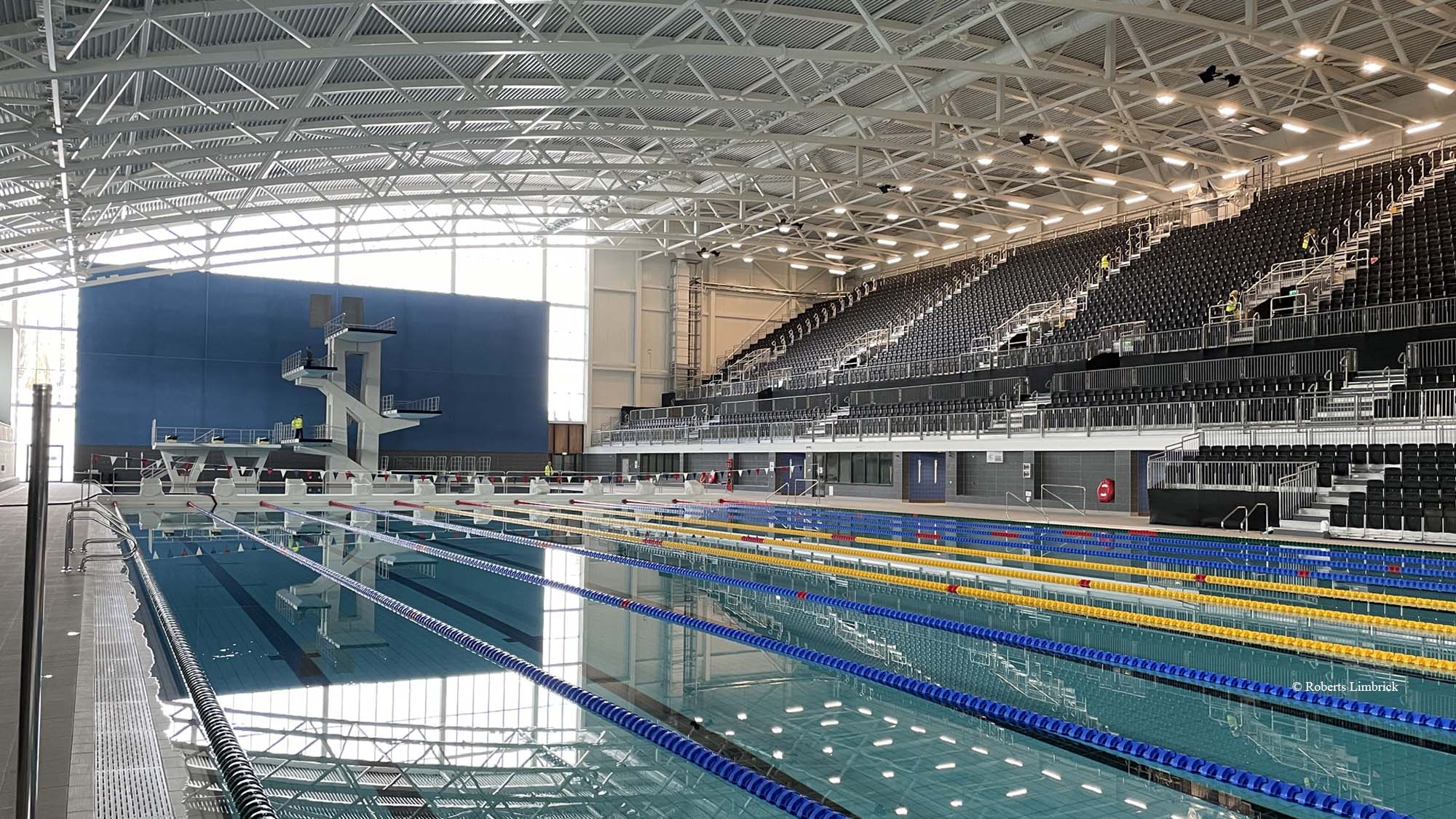 Sandwell Aquatics Centre. Credit Roberts Limbrick.