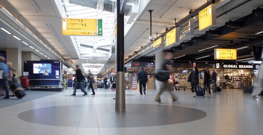 The fire safety plan has a low impact on passengers flow and business continuity.