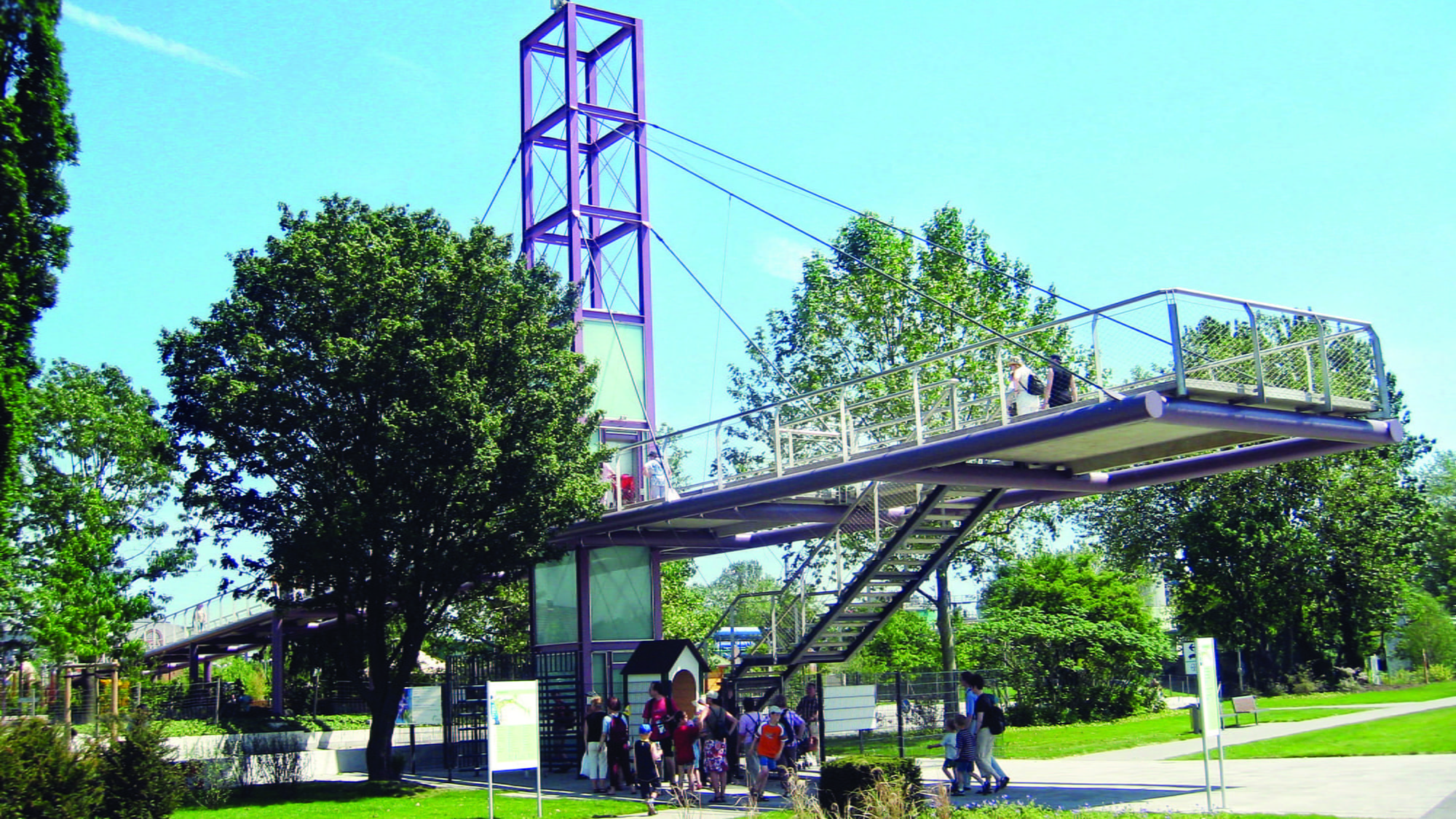 View of St Antonius Footbridg. Credit: Torsten WildeSchrter 
