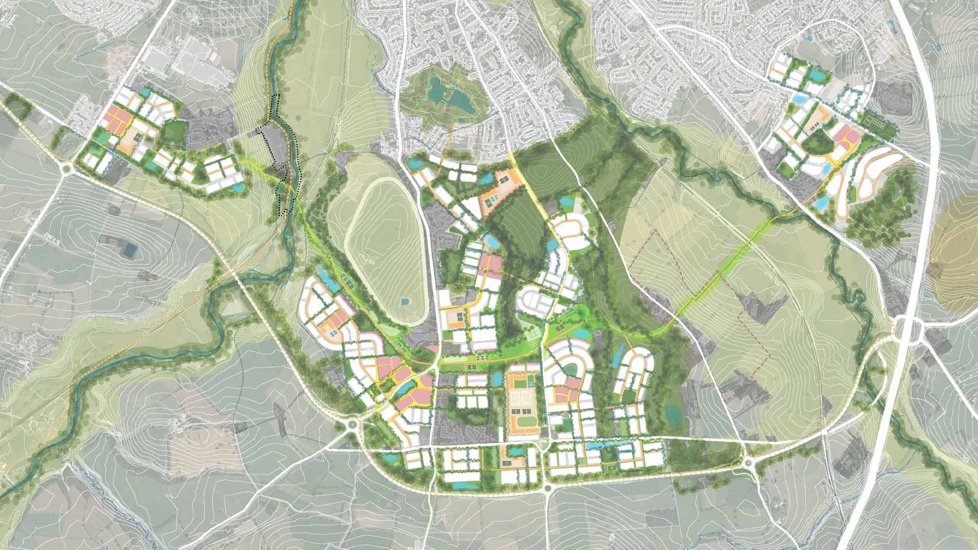 St Cuthbert’s Illustrative Masterplan