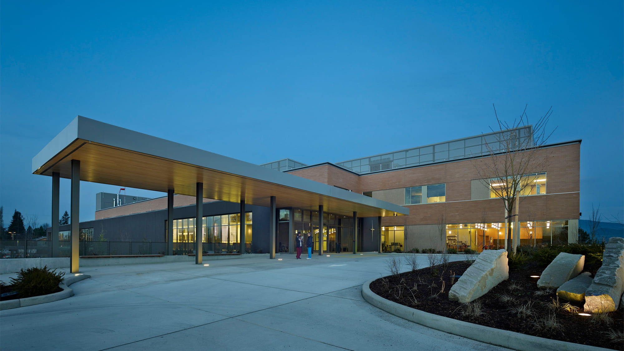 Exterior view of St Elizabeth Hospital