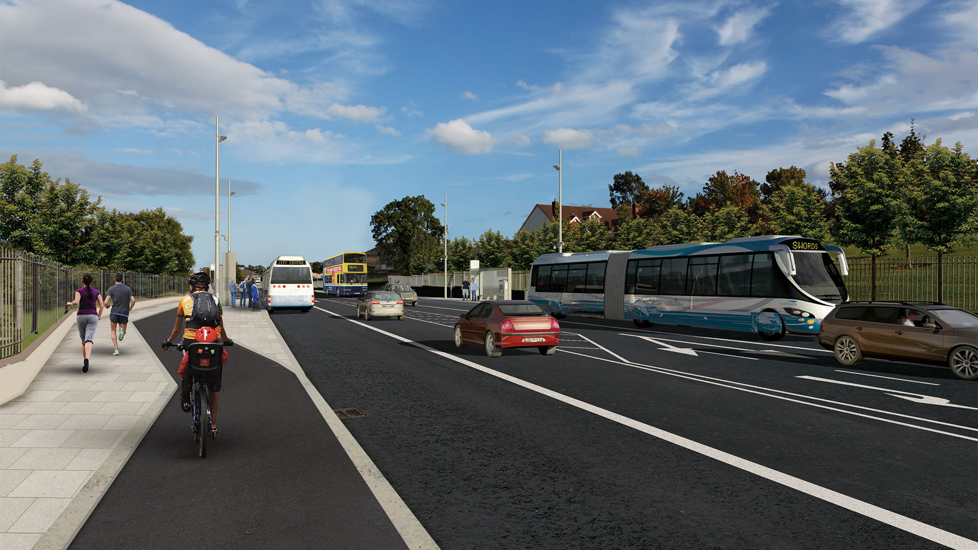 Swiftway Bus Rapid Transit. Photo: Brady Shipman