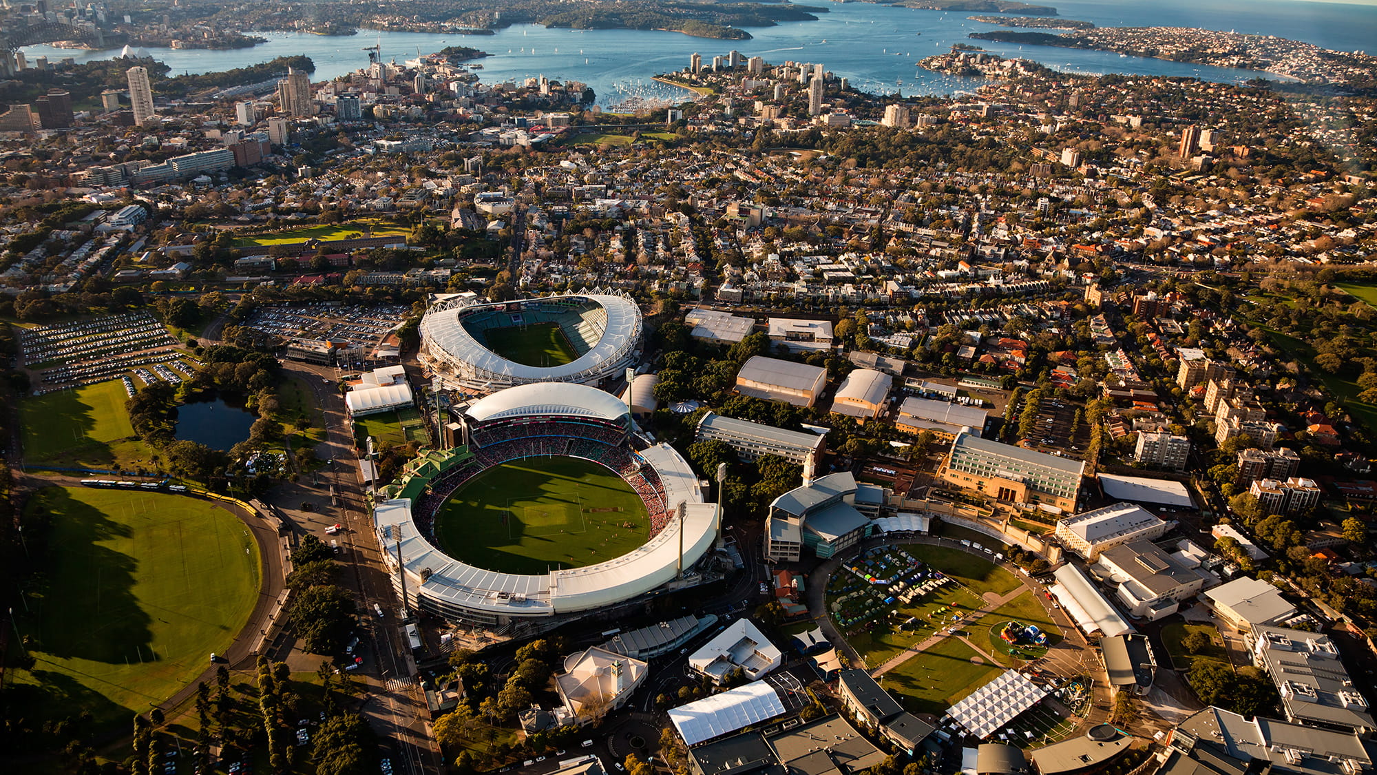 Aerial view of Sydney Cricket Ground