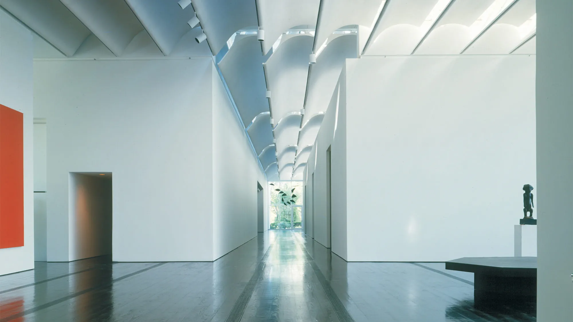 Internal view of the Menil Collection