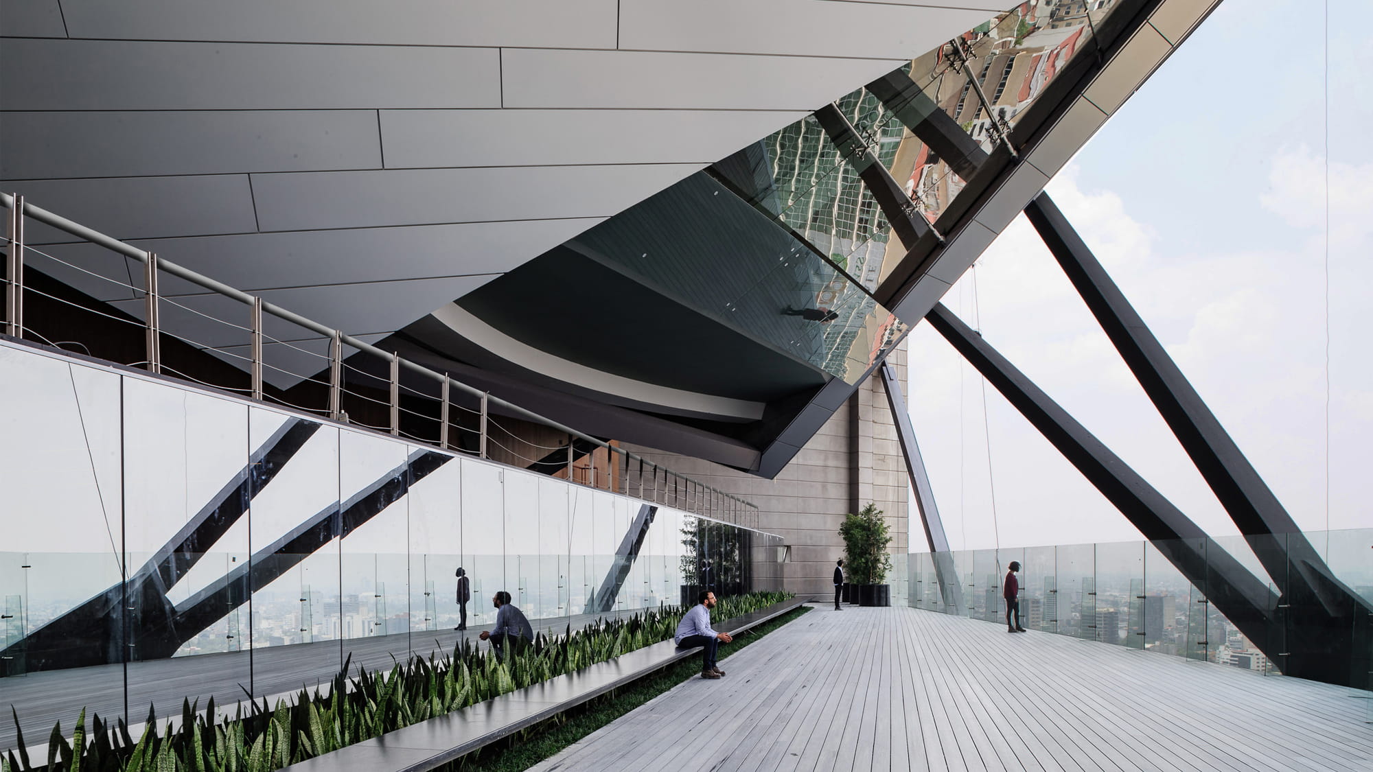 Interior view of the building. Credit: Torre Reforma.