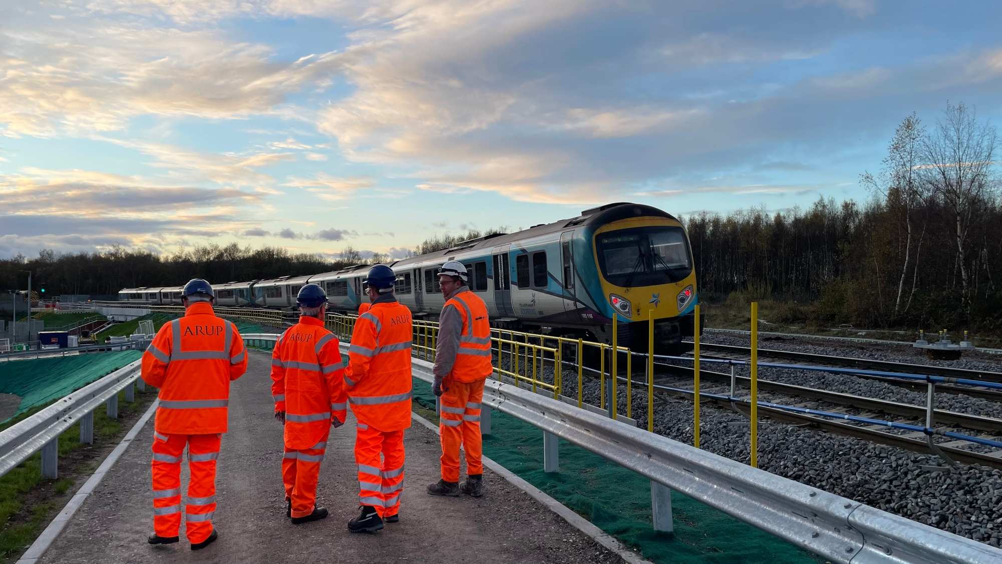 Arup team at Miles Platting Junction