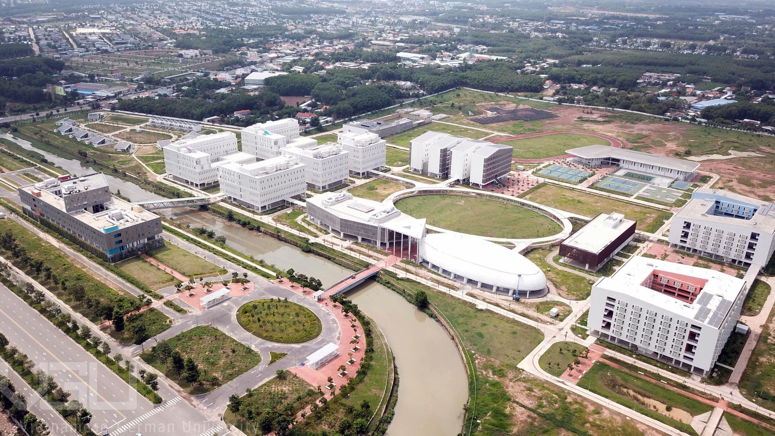 Vietnam German University Overview (c) TwoG Architects