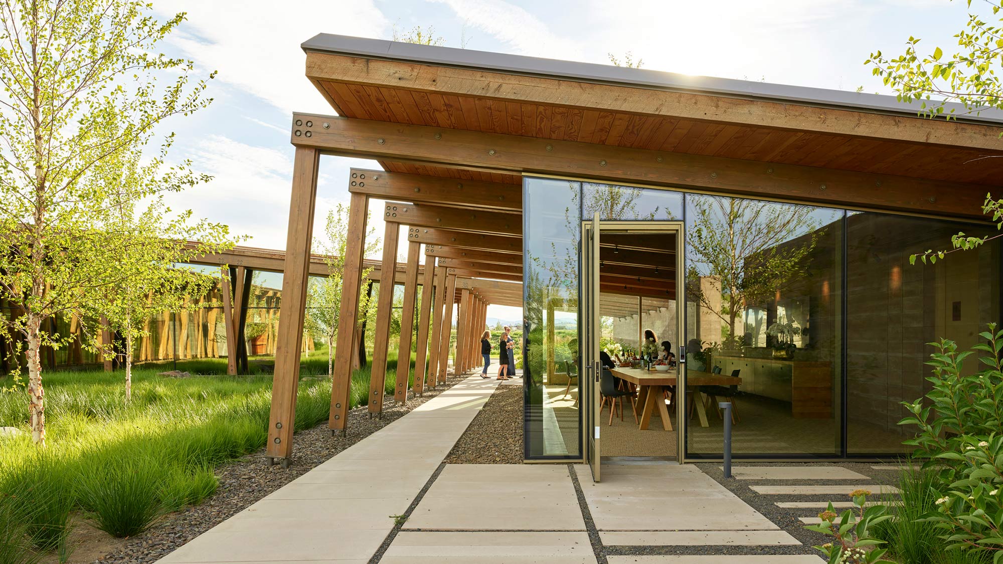 Exterior view of the Washington Fruite and Produce Headquarters