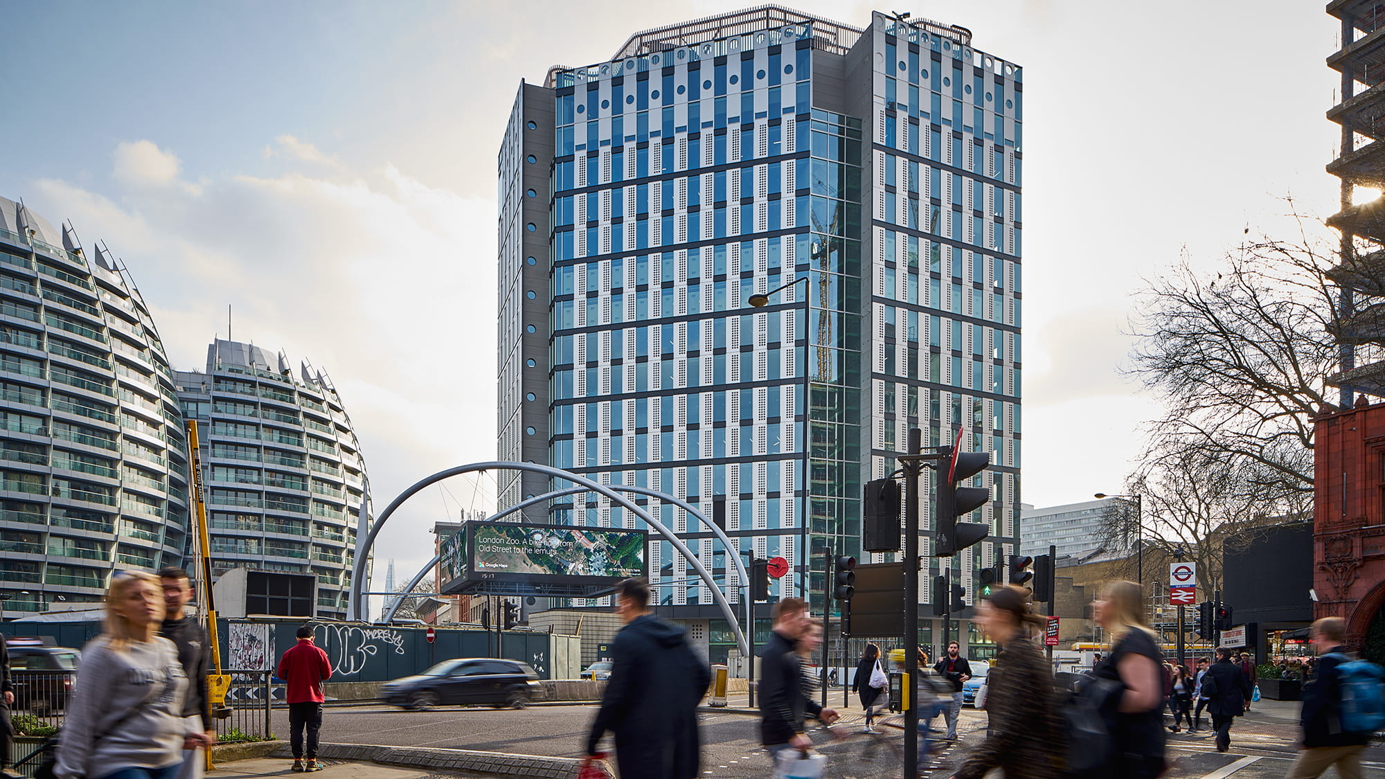 Exterior view of White Collar Factory