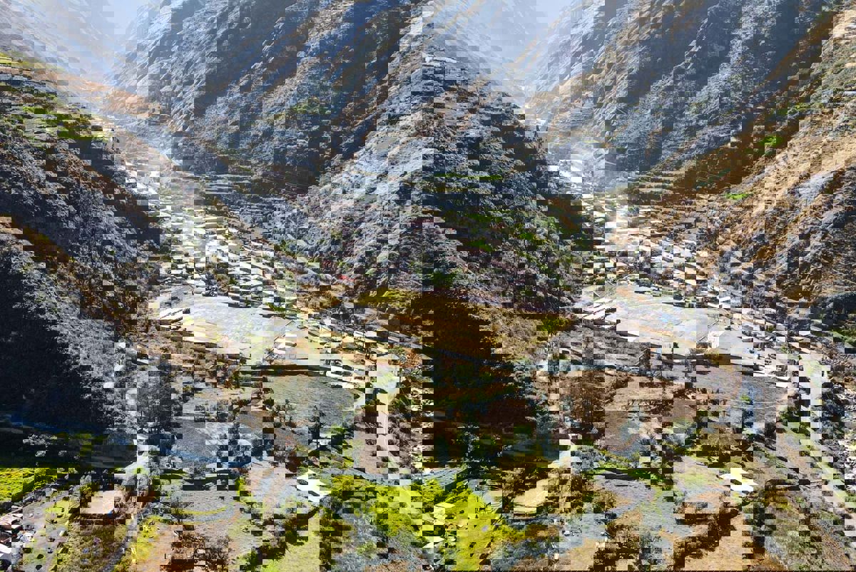 A valley in Peru
