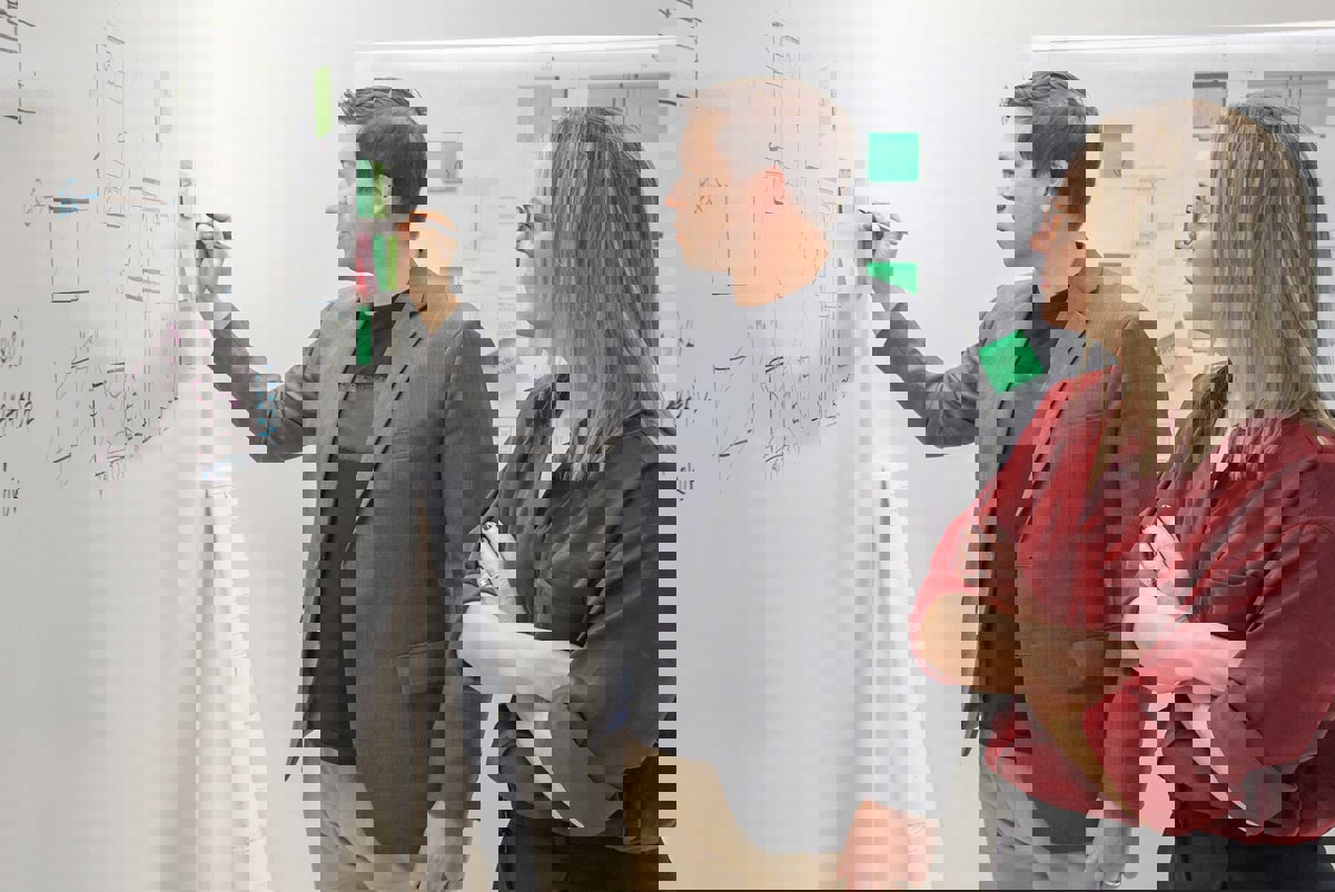 People in a meeting