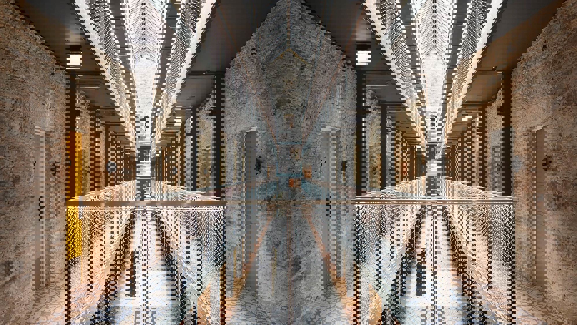 Landing in the Bodmin Jail Hotel