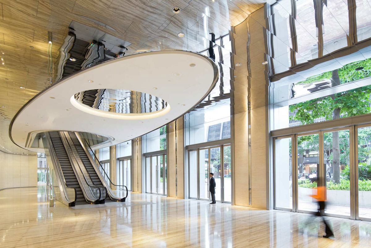 China resources building entrance lobby area