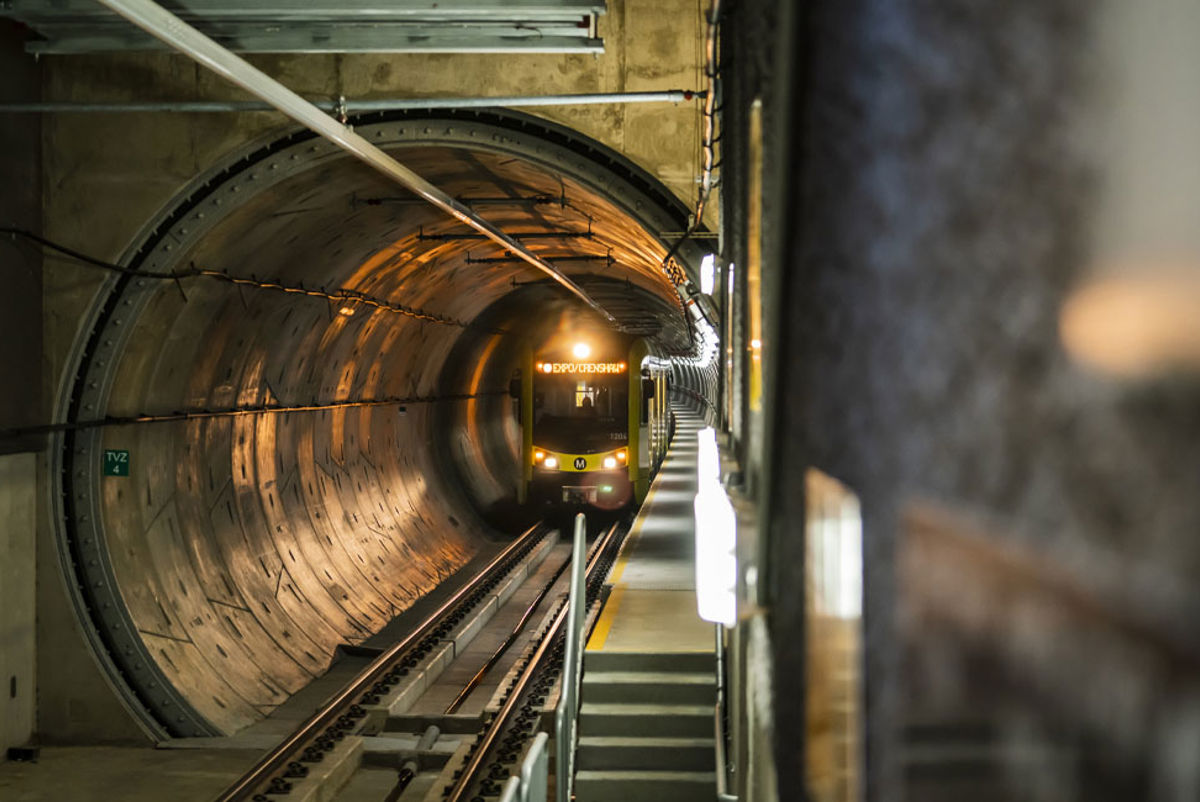 Crenshaw/LAX Metro Transit Corridor. Credit: Core Visual