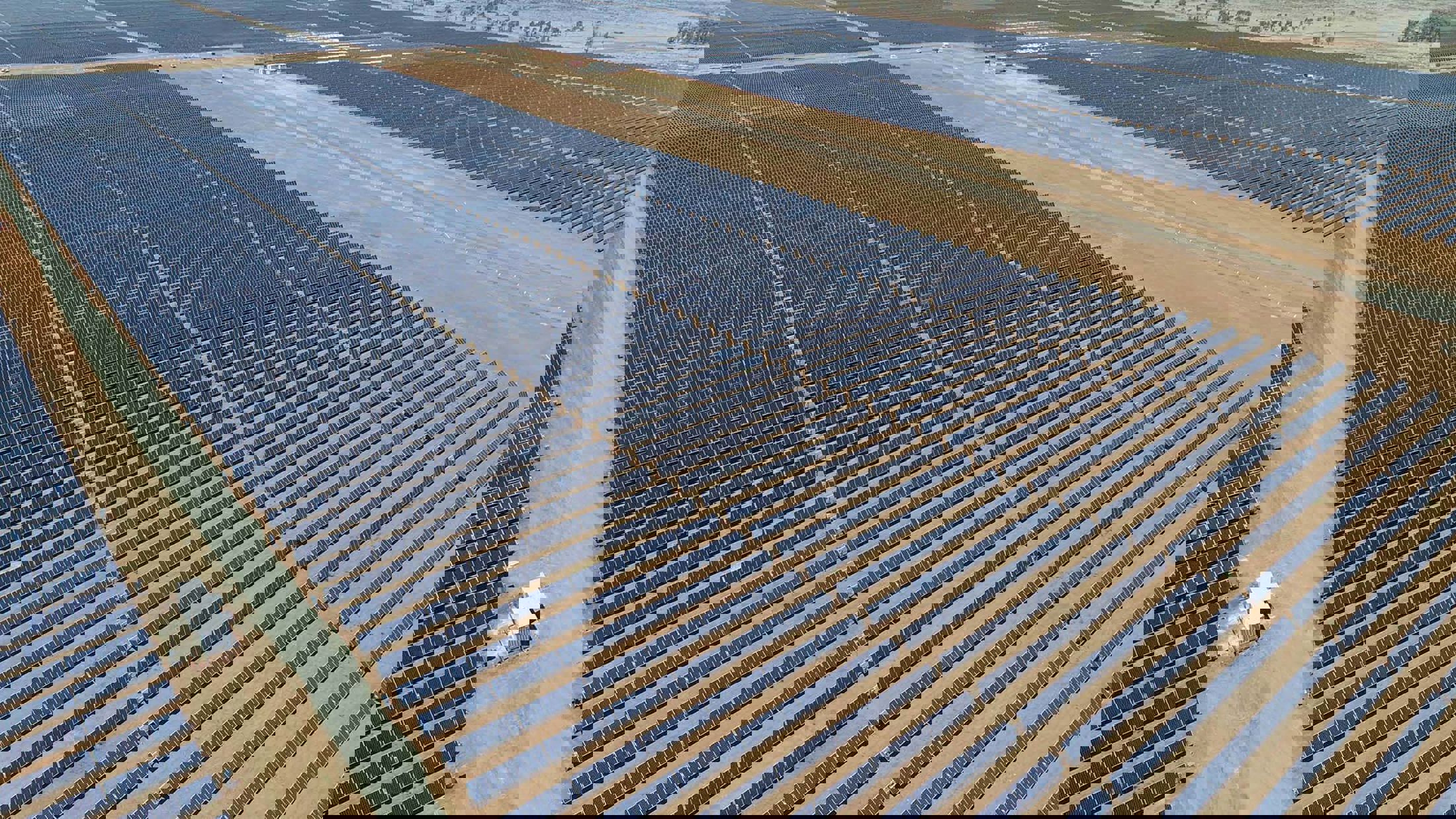 Solar farm in Australia