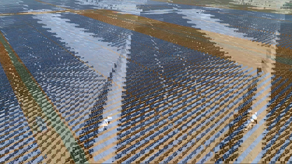 Solar farm in Australia