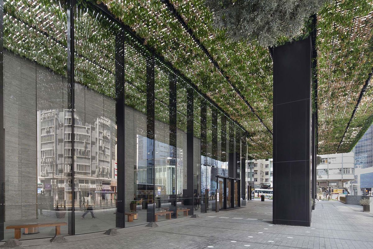 Terrace at K11 Atelier building Hong Kong