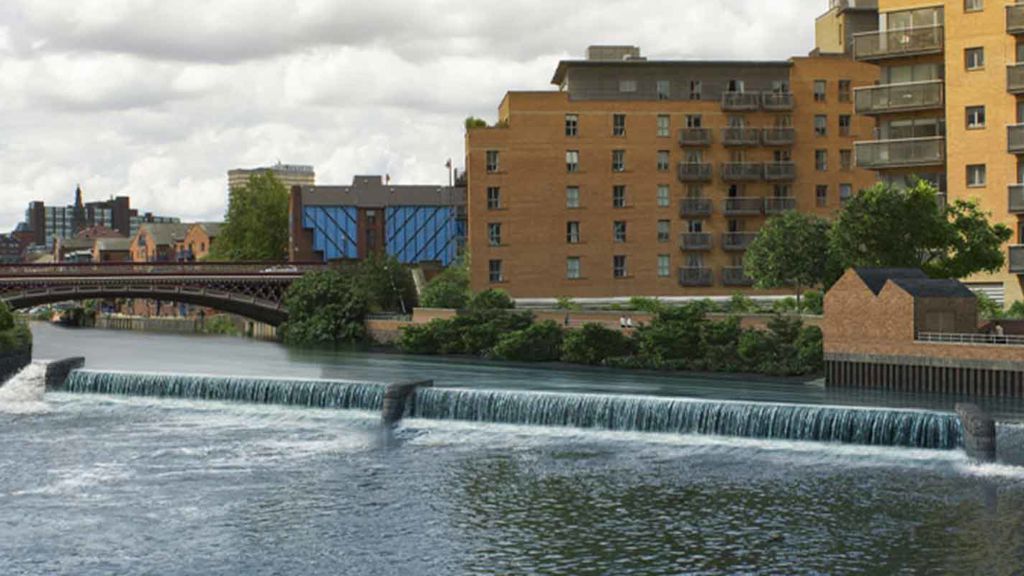 Completed Crown Point replacement weir