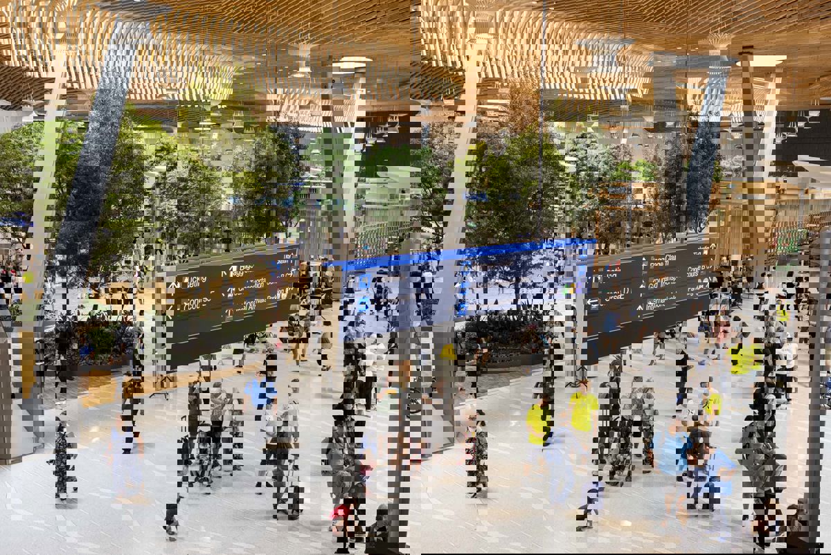 CGI of Portland International Airport Terminal Core redevelopment. Credit Celeste Noche / Port of Portland