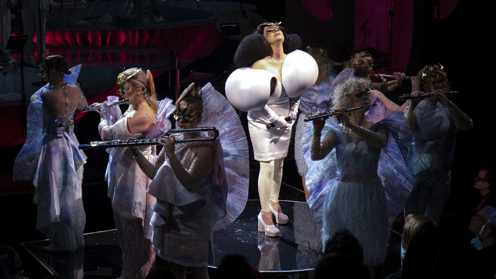 An intimate acoustic chamber for Björk’s Cornucopia tour