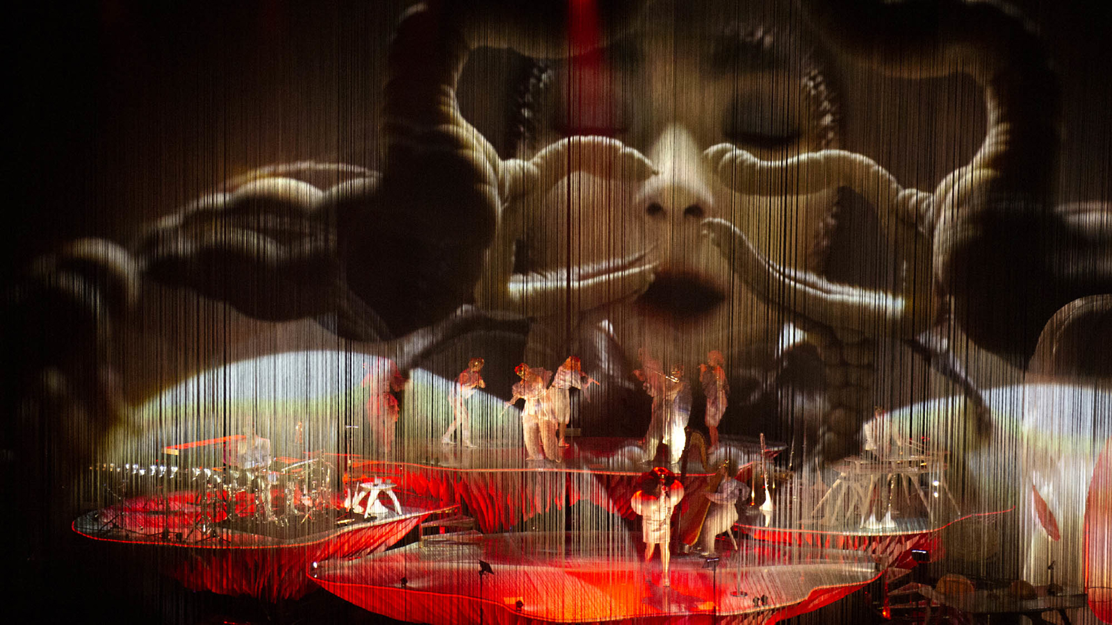 An intimate acoustic chamber for Björk’s Cornucopia tour