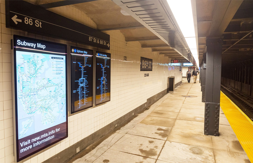 Station on the New York Subway